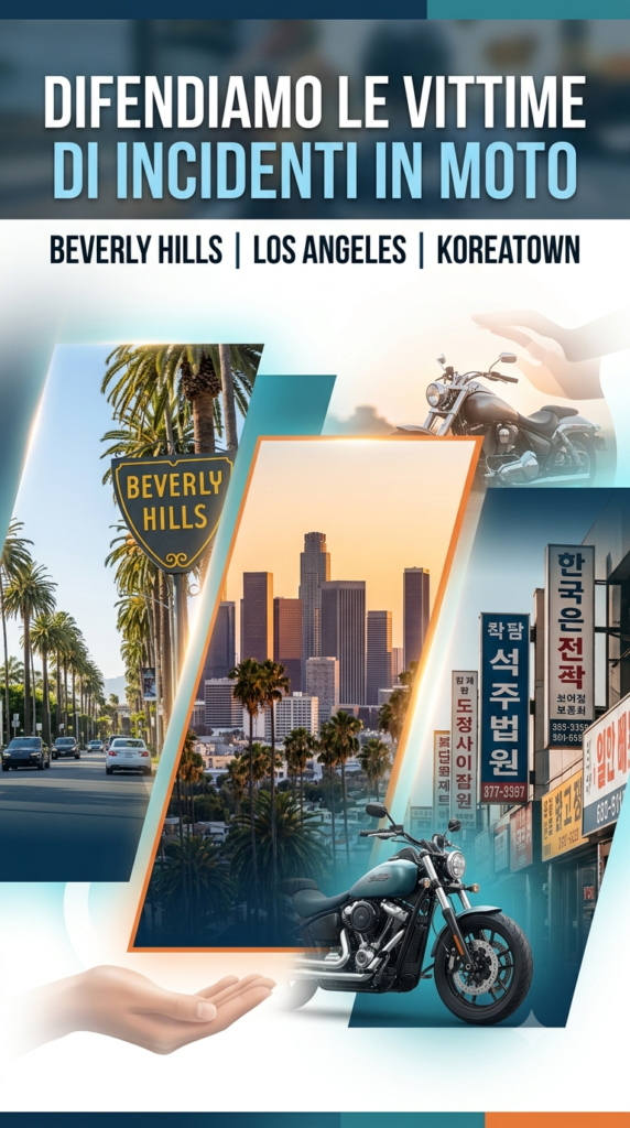 avvocato per incidenti motociclistici in California