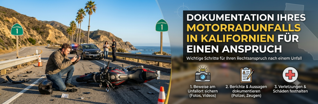 Anwalt für Motorradunfälle in Kalifornien