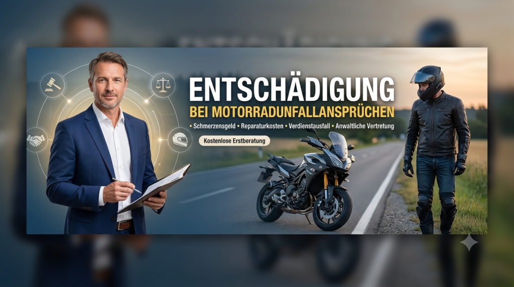 Anwalt für Motorradunfälle in Kalifornien