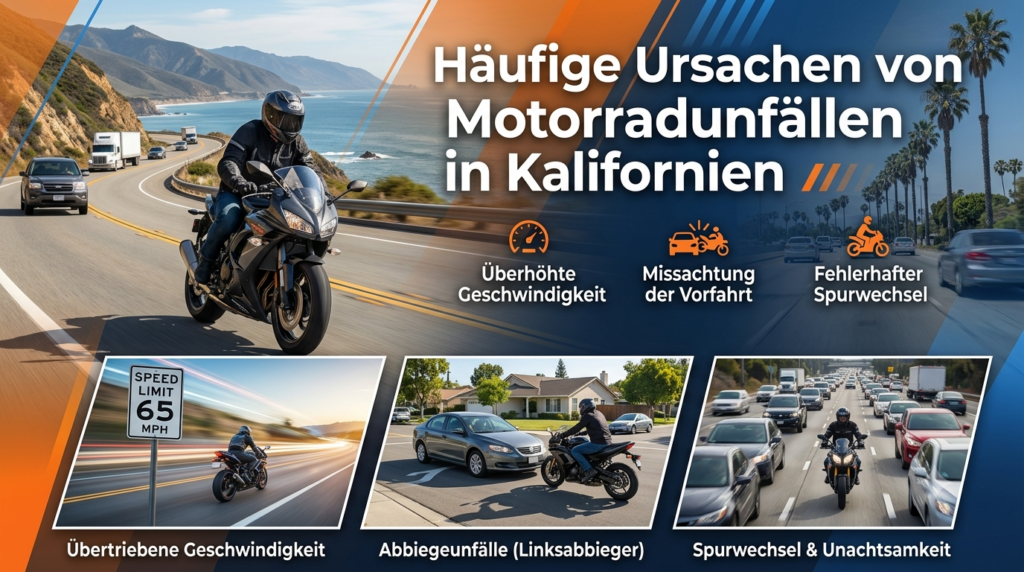 Anwalt für Motorradunfälle in Kalifornien