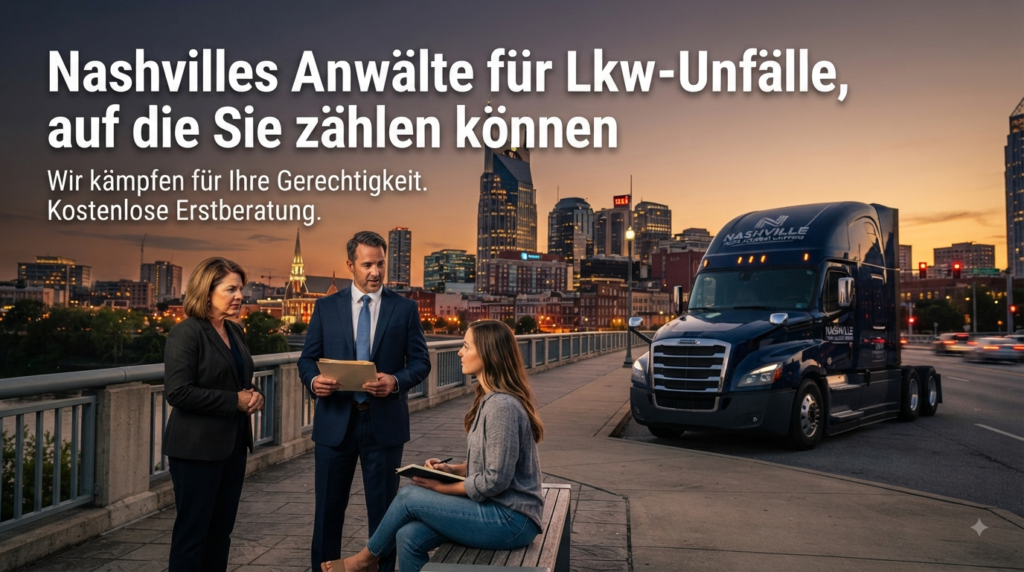 Anwalt für LKW-Unfälle in Nashville