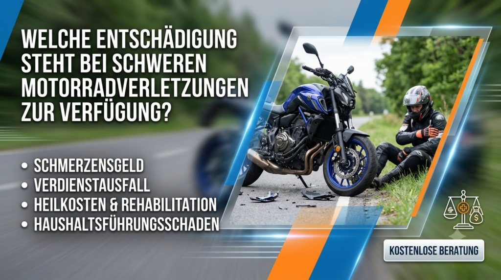 Anwalt für Motorradunfälle in Kalifornien