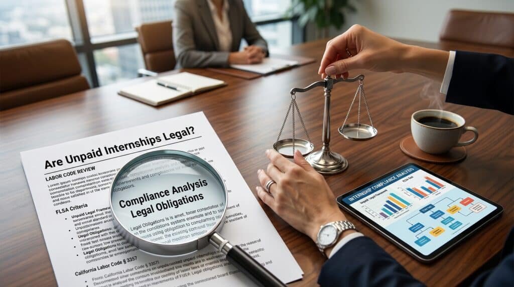 are unpaid internships legal