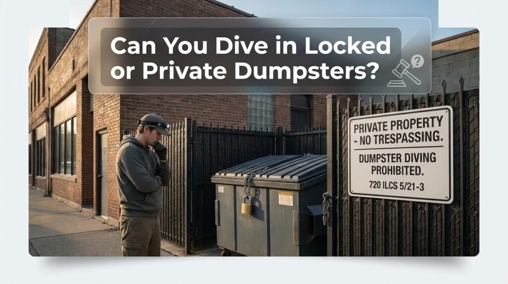 is dumpster diving legal in illinois