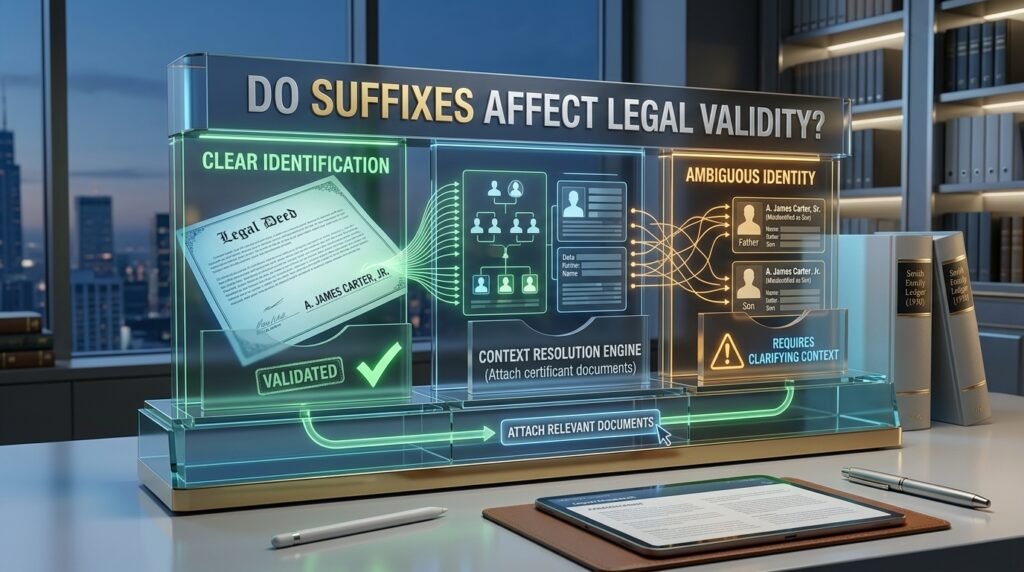 what is a legal suffix