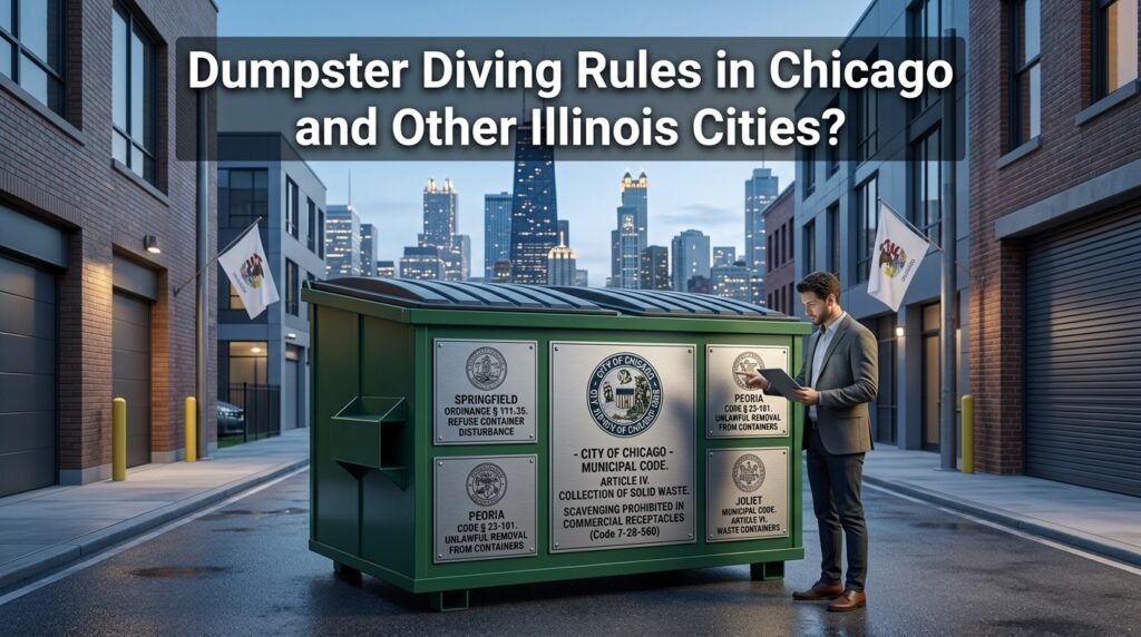 is dumpster diving legal in illinois