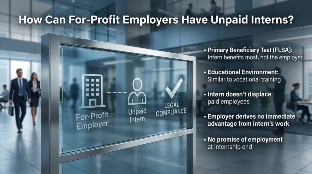 are unpaid internships legal