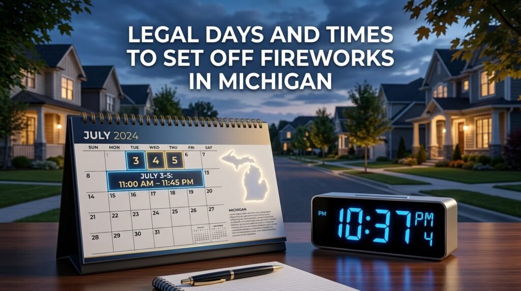 are fireworks legal in michigan