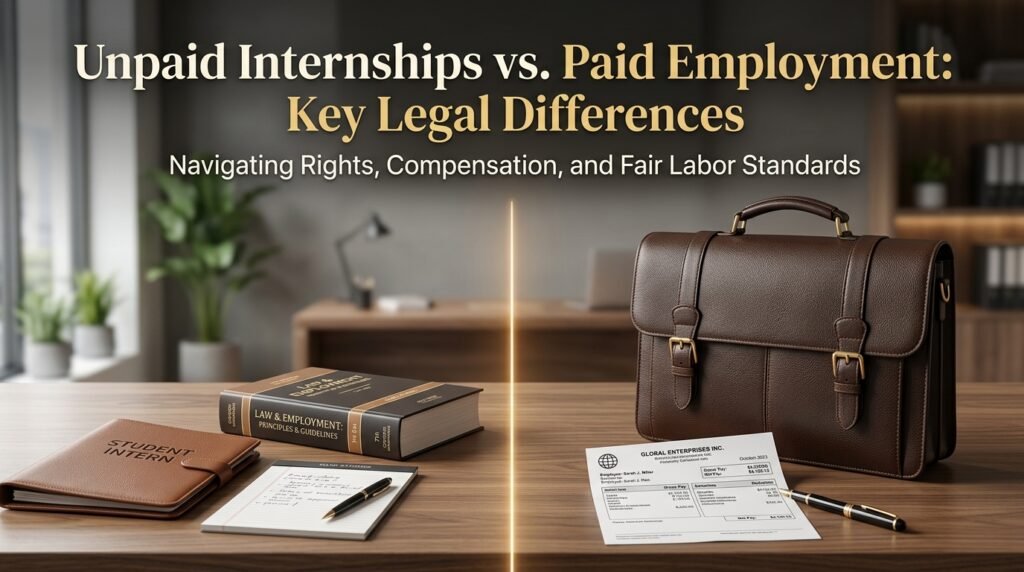 are unpaid internships legal