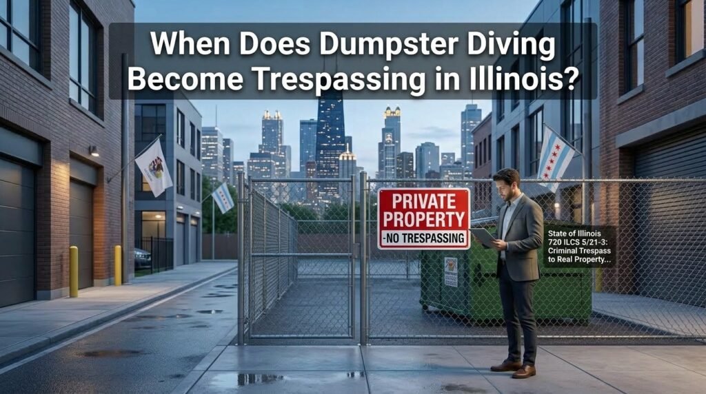 is dumpster diving legal in illinois